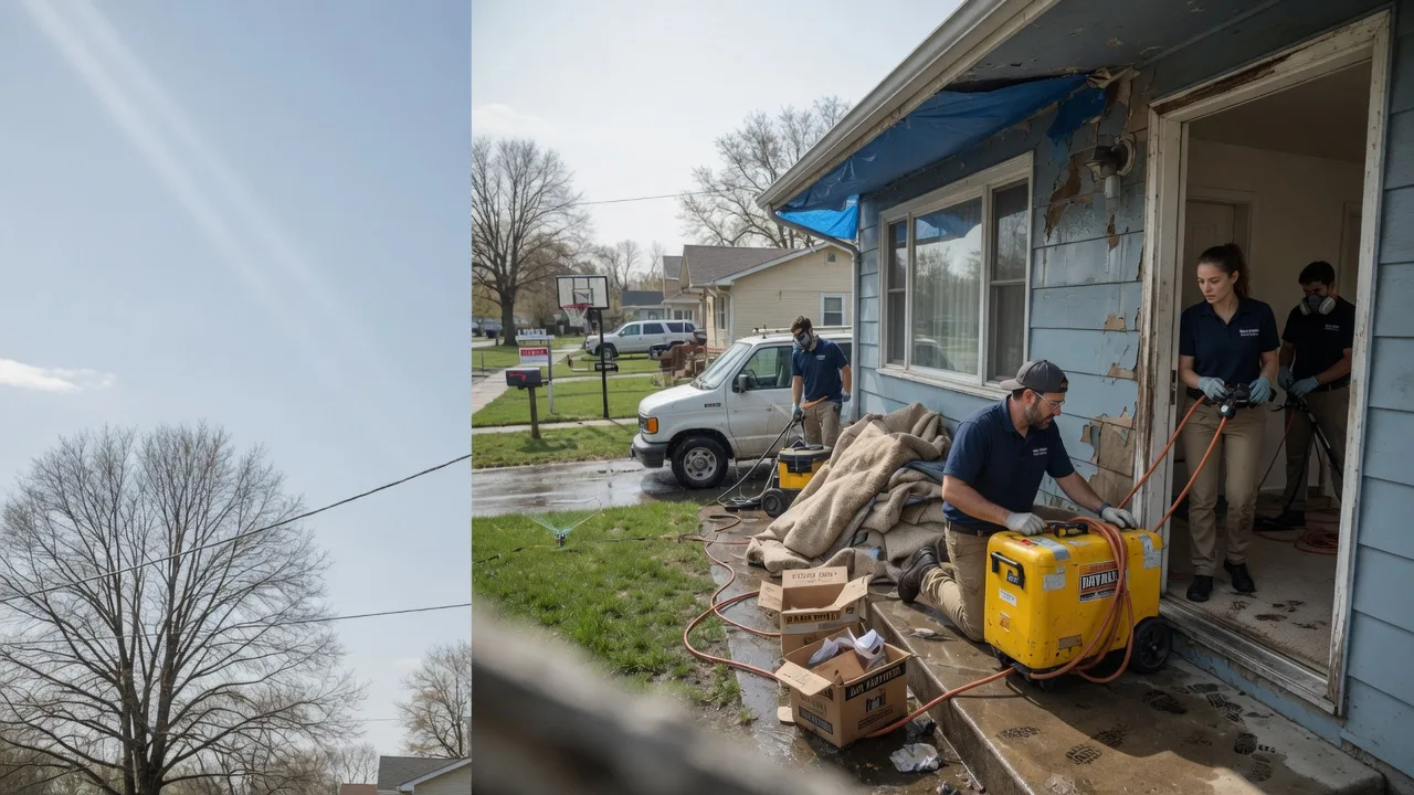 Basement Flood Cleanup in Washington, IN near me